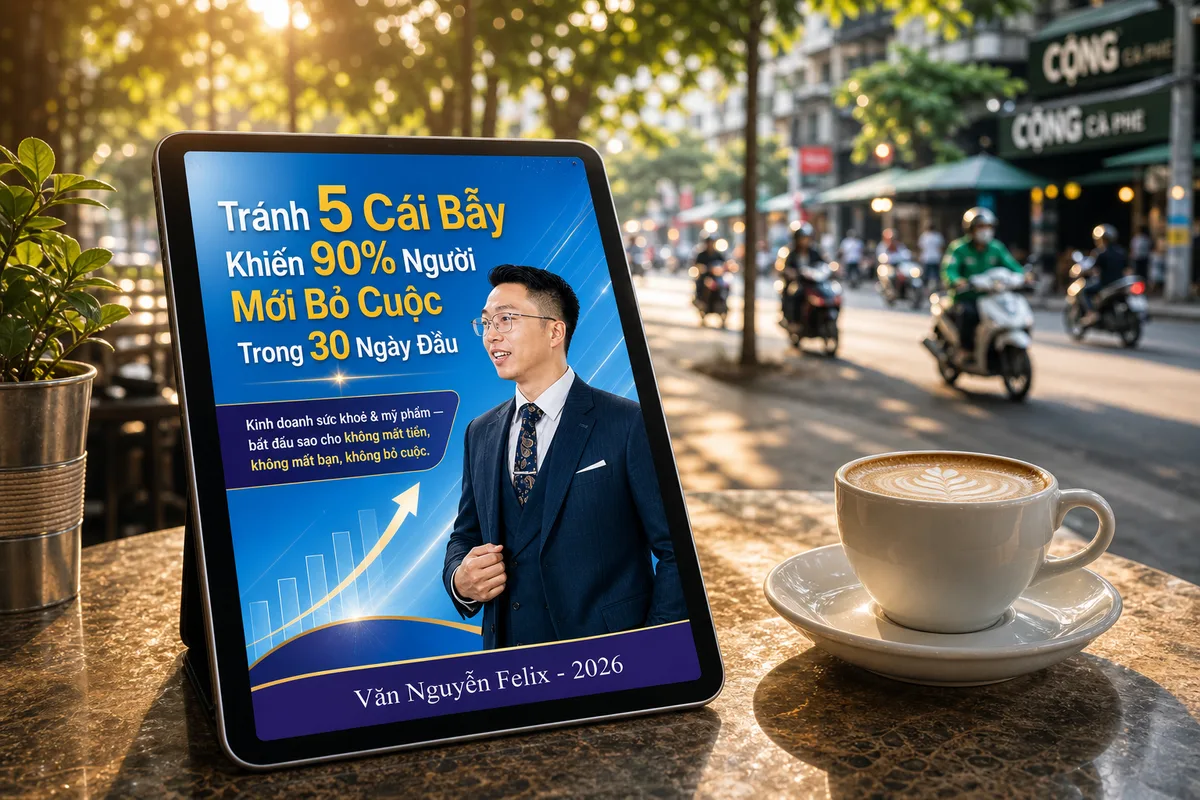 90% người mới bỏ cuộc trong 30 ngày đầu. Không phải vì họ kém — mà vì sập 5 cái bẫy này.